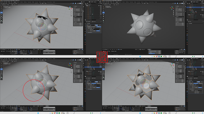 Part of the object dissapears after Boolean modifier - Modeling ...