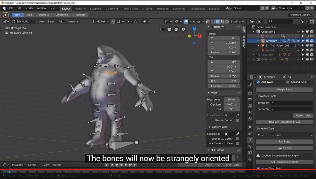 Blender armature has bad bone rolls for Unreal Engine - Blender Development  Discussion - Blender Artists Community