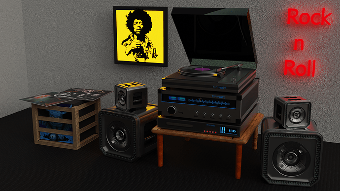 Mid 70s and Modern Day Stereo Concept