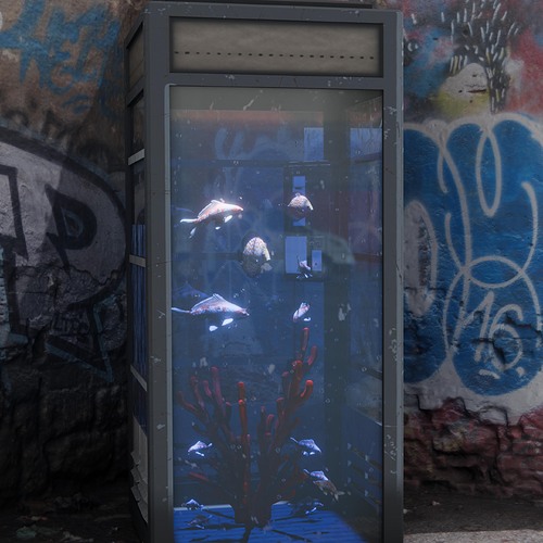 Phone booth fish 2b