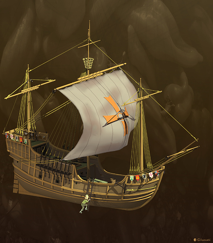 an old ship - Finished Projects - Blender Artists Community