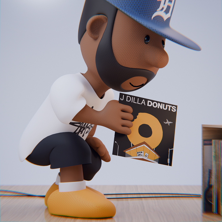 j-dilla-as-a-peanuts-character-finished-projects-blender-artists