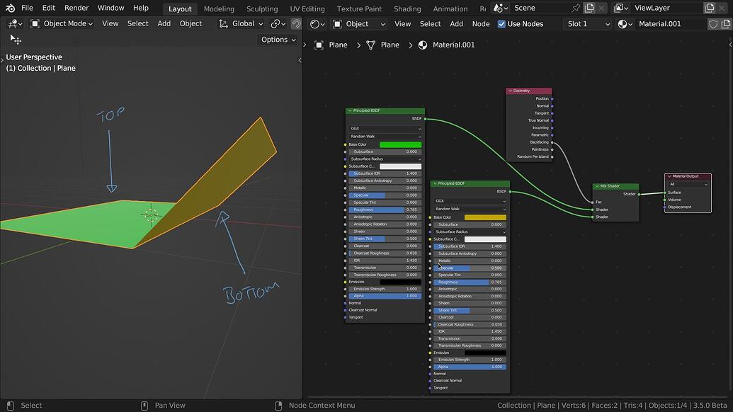 Assign different material to inside of a mesh - Materials and Textures ...
