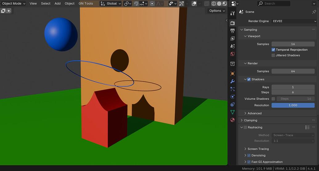 Sharp shadows in Blender 4.4 (Eevee) - Lighting and Rendering - Blender ...