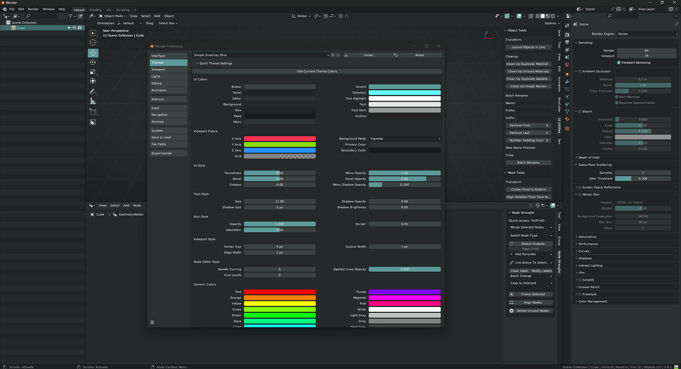 Quick Theme Editor Addon - Released Scripts and Themes - Blender ...
