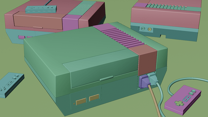NES Console Vewport