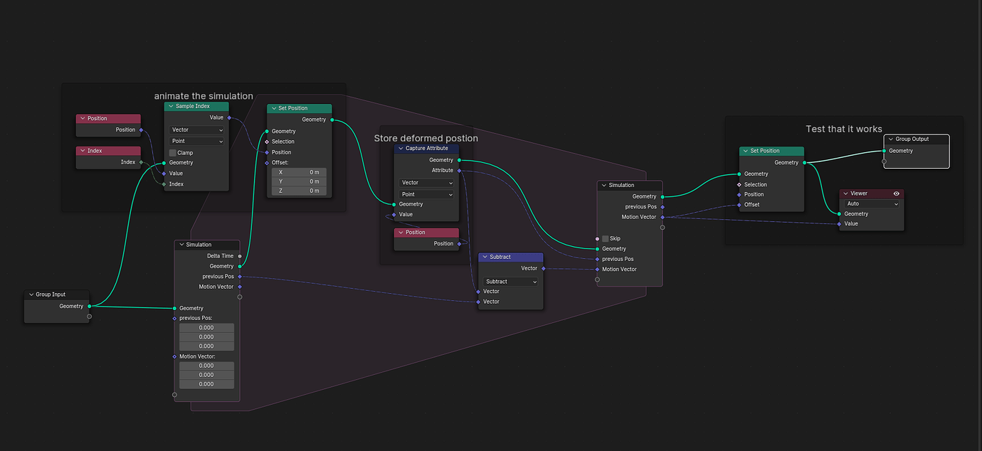 Comparing previous frame to current frame in Geometry Nodes - Animation ...
