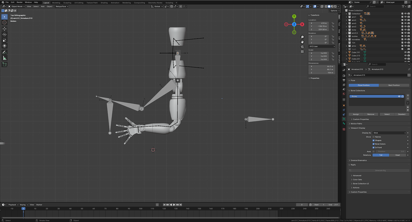 Help with rigging a robotic arm - Animation and Rigging - Blender ...