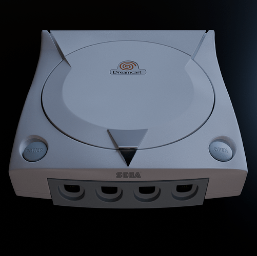 Dreamcast Math SEGA DREAMCAST console complete edition - Works in Progress - Blender ...
