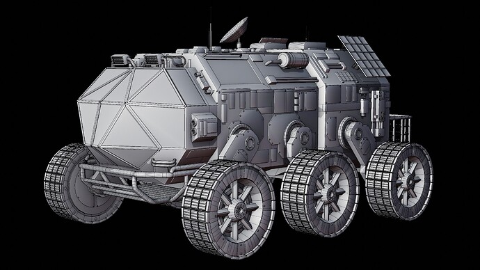 Mars Rover Wireframe 2