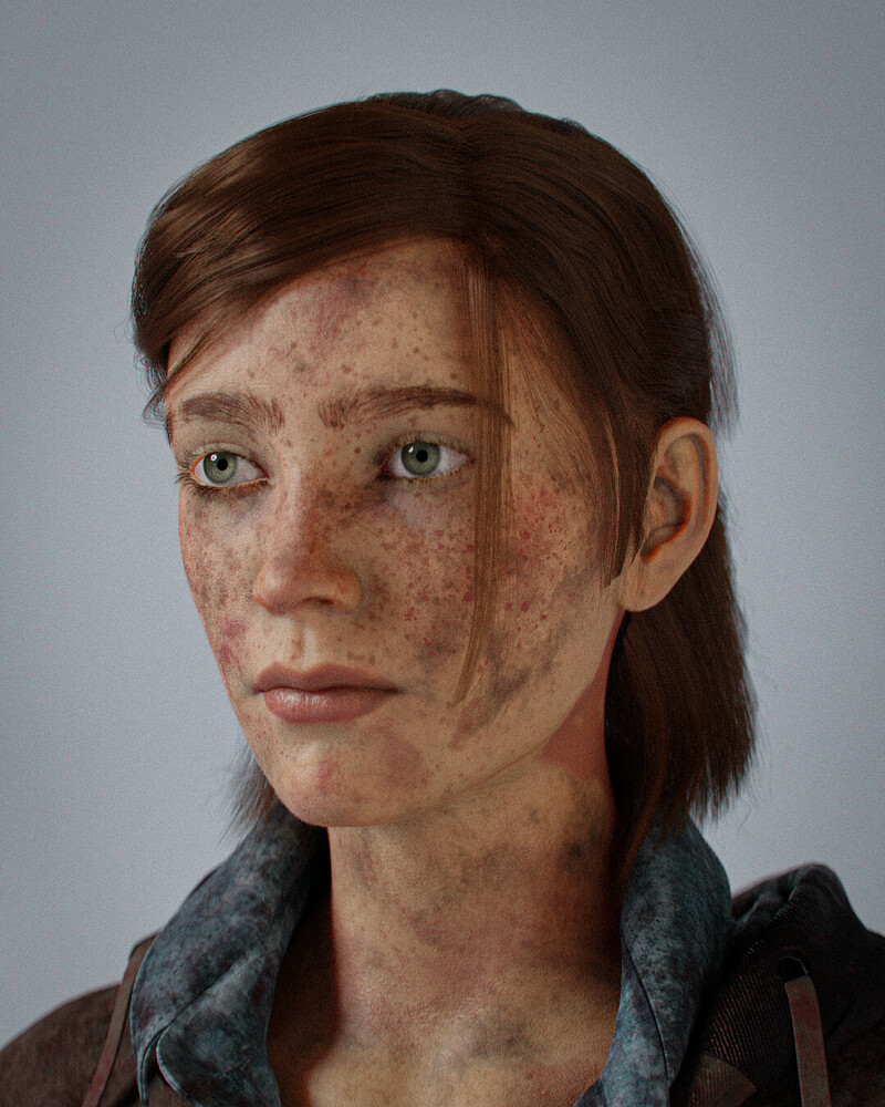 Ellie | the last of us part II - Finished Projects - Blender Artists ...