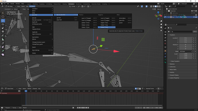 Want to change or Freeze the Axis of Pole Target in Rigify - Animation ...