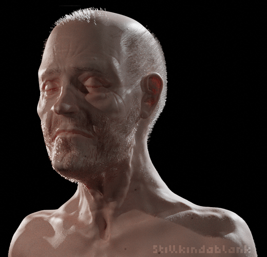 Old Man Sculpt