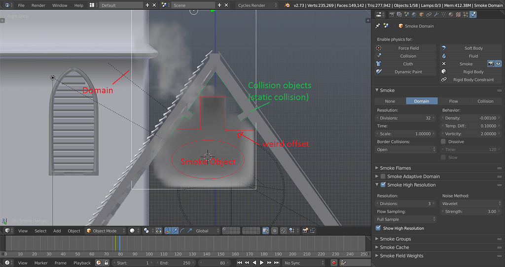 Blender коллизии