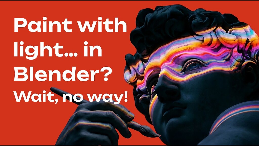 Blender Addon that lets you paint light directly in the viewport ...