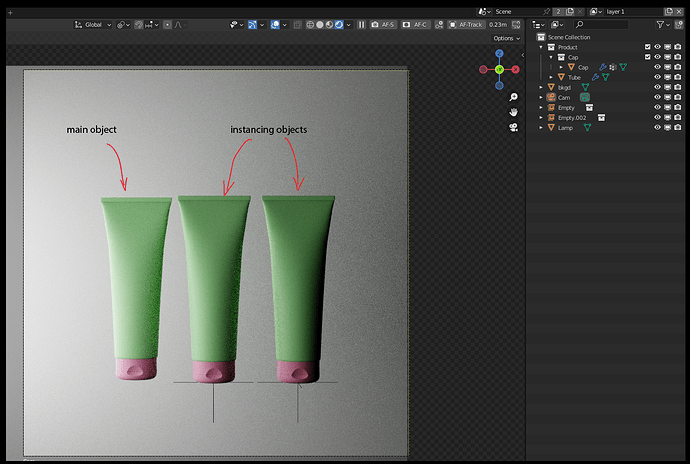Instance render - Lighting and Rendering - Blender Artists Community
