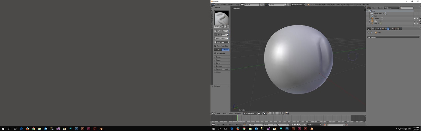 Making an object perfect round with sculpting ? - Modeling - Blender ...