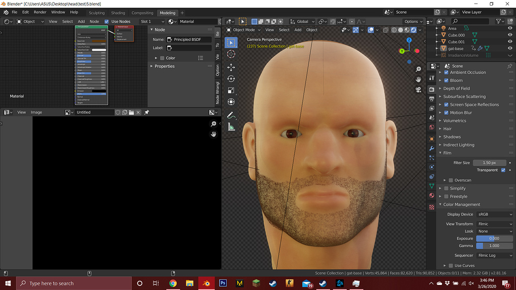 Hair in Eevee - Particles and Physics Simulations - Blender Artists ...