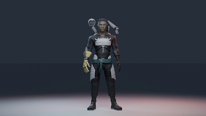 metalic arms 1