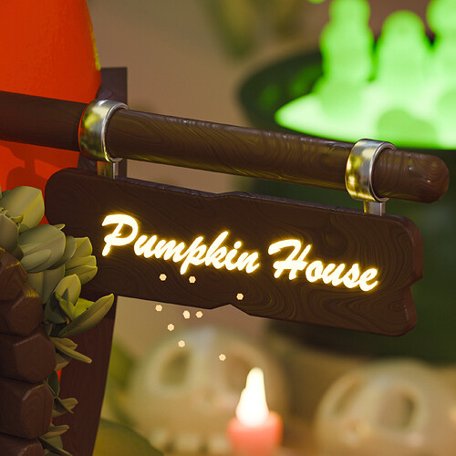 Pumpkin House Render 3