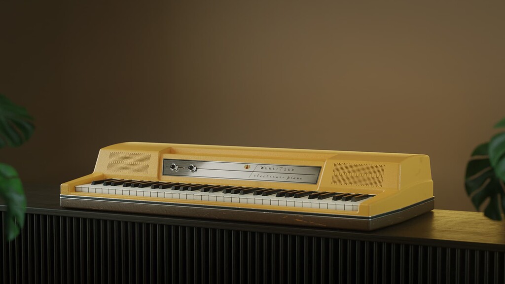 Električni klavir Wurlitzer 200 - dokončanElektrični klavir Wurlitzer 200 - dokončan  