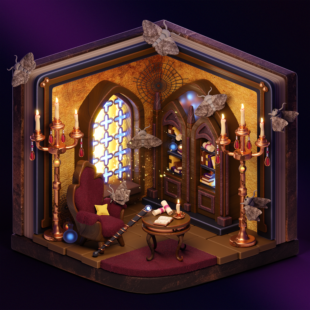Wizard Library Program Idea Wizard's Library - Finished Projects - Blender Artists Community