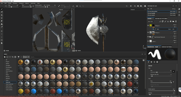 axe substance painter