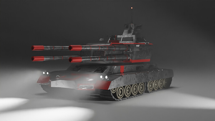 OVERLORD TANK 3D MODEL