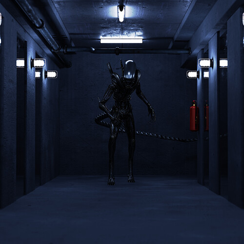 Alien Hallway 6