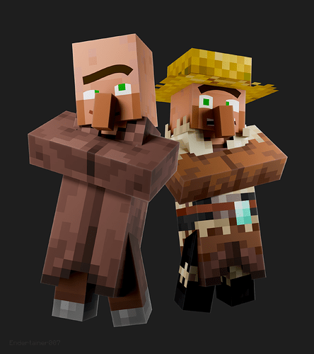 Minecraft Villager - Finished Projects - Blender Artists Community
