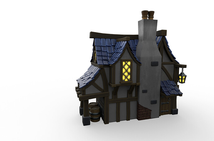 My Take on a World Of Warcraft 3D Model  Blender  Zbrush  Substance Painter_Model Back View