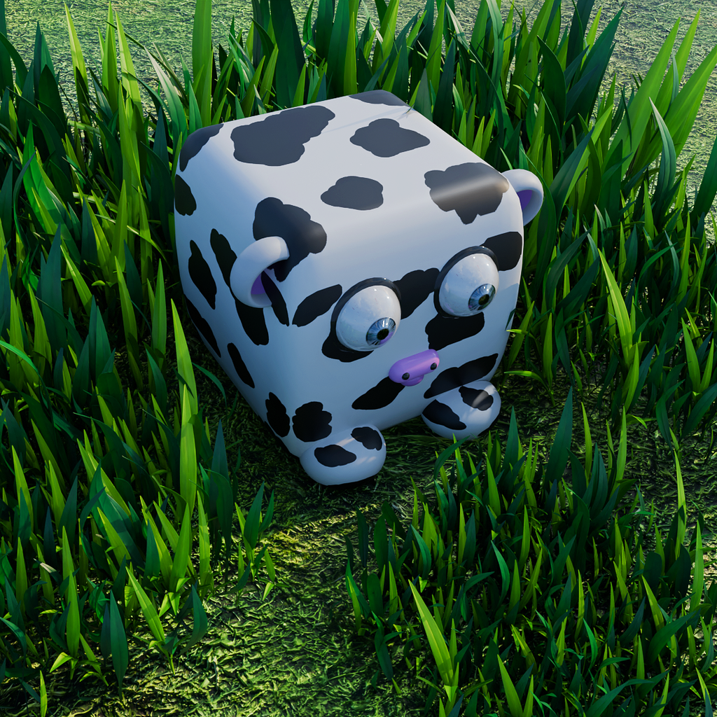 Default Cow Grass Cow 'Blocky' - Finished Projects - Blender Artists Community