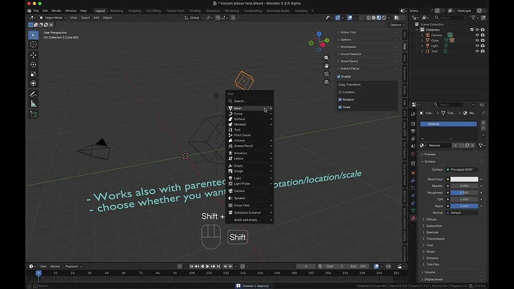 Add-on: Instant placer - Released Scripts and Themes - Blender Artists ...