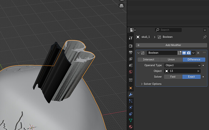 Boolean Exact Difference Issue - Modeling - Blender Artists Community