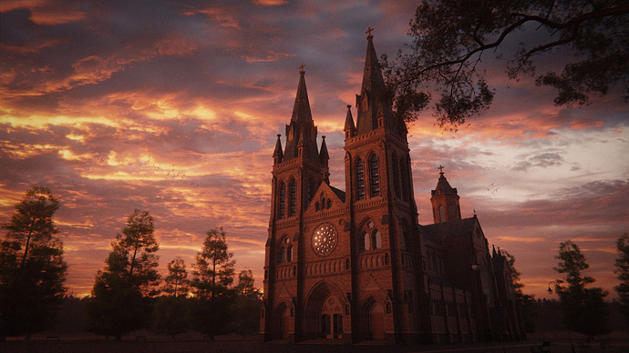 Cathedral Composited