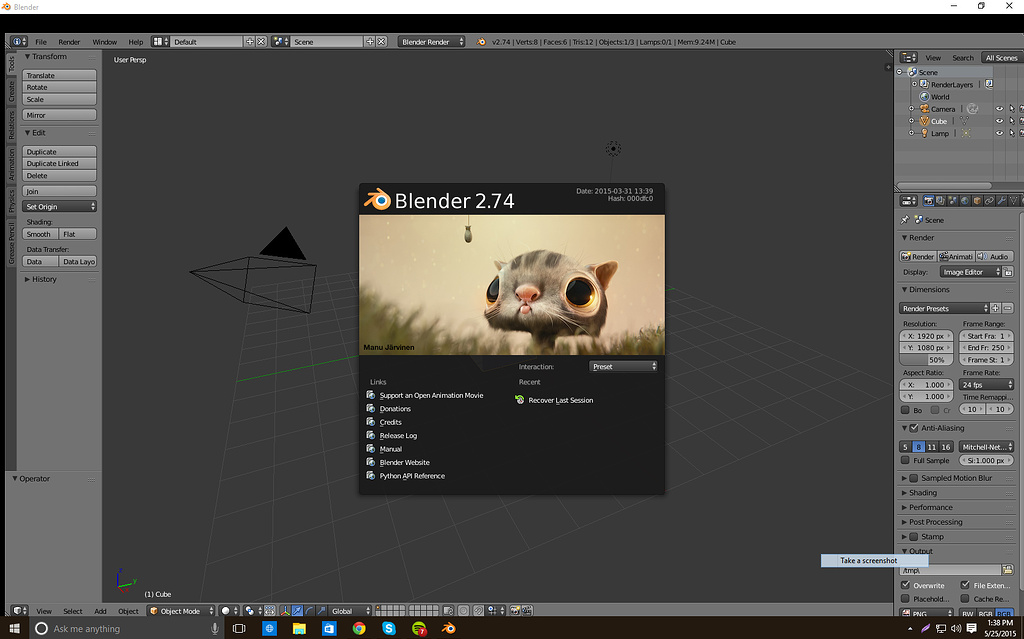 Blender window scaling issue. - Basics & Interface - Blender Artists ...