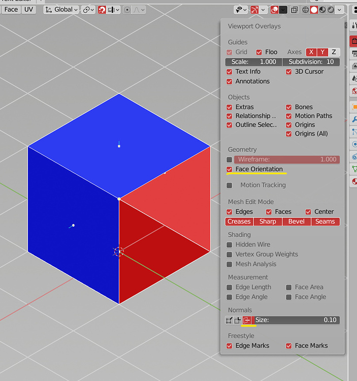 Fliped Normal Blender 2.8 not showing flipped normals - Basics & Interface - Blender ...