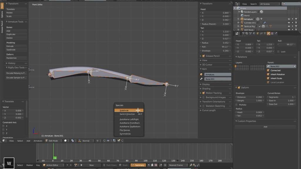 New to rigging. FK/IK rig. FK rig does not move with mesh - Animation ...