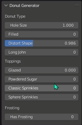 Donut Generator (Geometry Nodes & UI Panel) - Released Scripts and ...