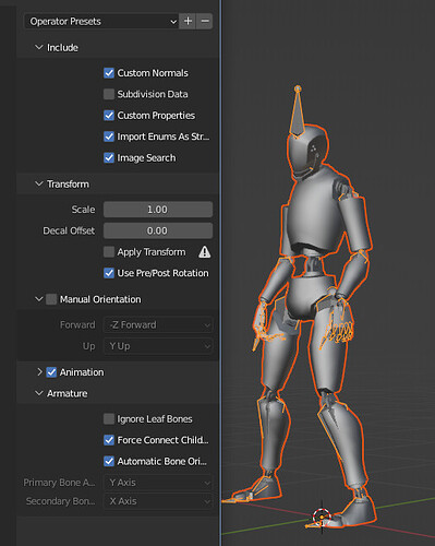 Importing blender model - Character & Animation - Epic Developer