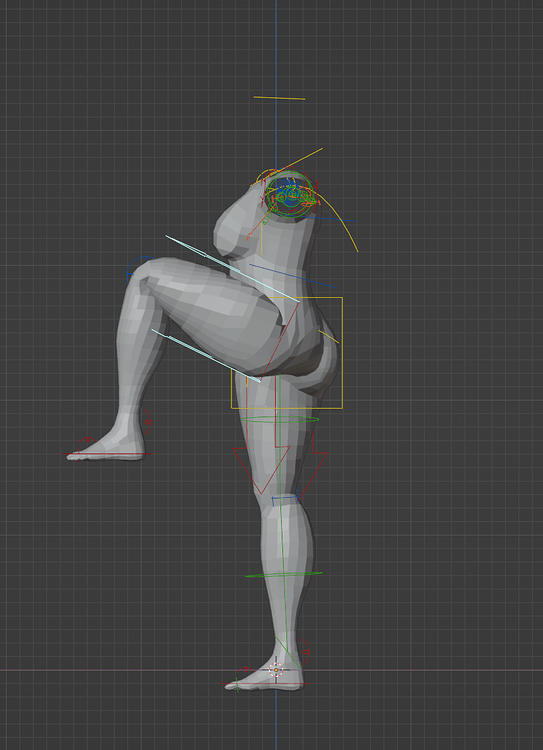 Need some help with stretching issues when posing character - Modeling ...