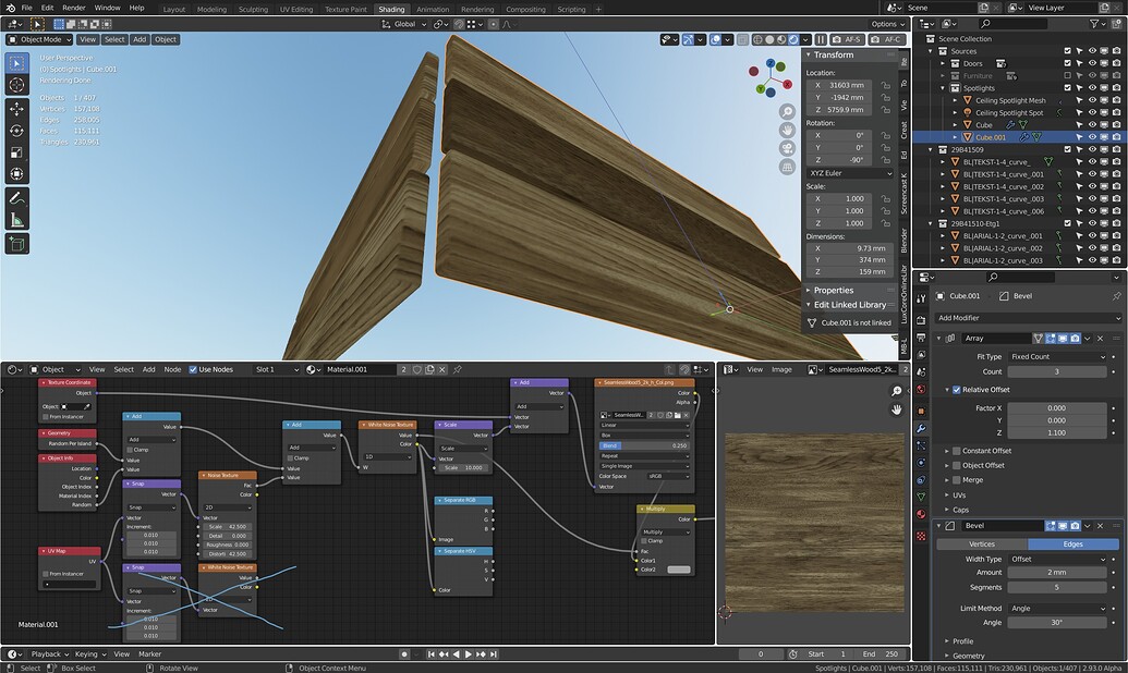 Randomize texture on array - Materials and Textures - Blender Artists ...