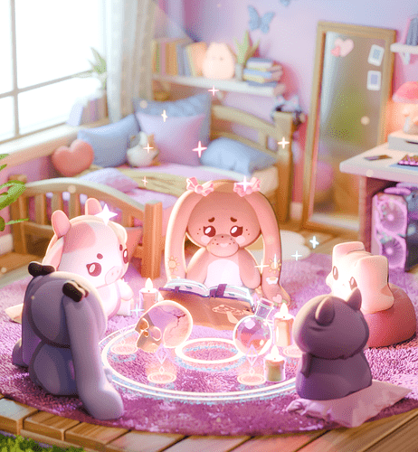 Tiny Protectors - Girls Night - Zoom in