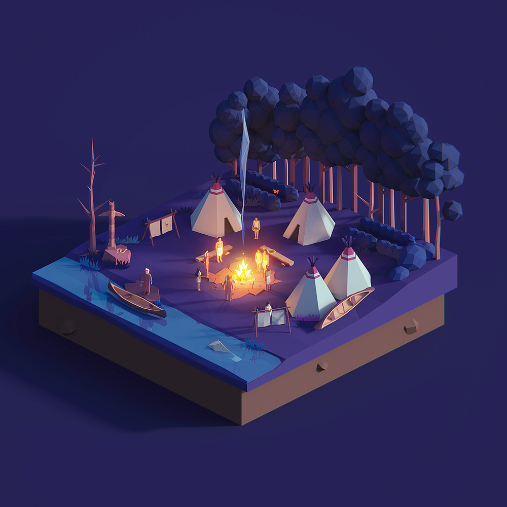 Low Poly Worlds - Finished Projects - Blender Artists Community
