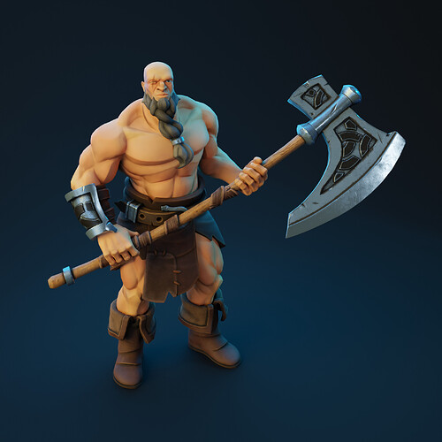 Viking with axe Cycle 2160x2160-2