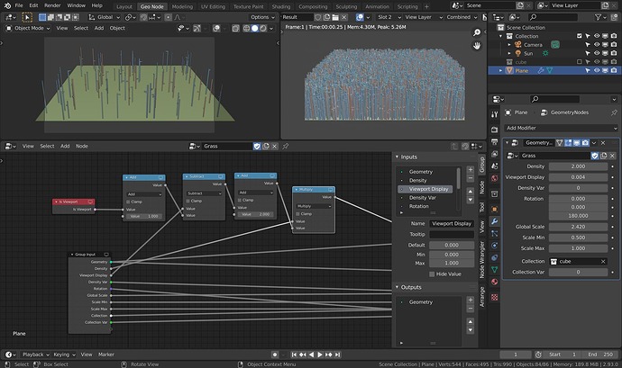 Geometry Node - Instance density in viewport? - Tutorials, Tips and ...