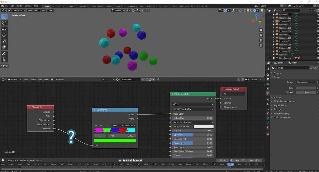 Question about Cycle Object info :Can shuffle Random seed? - Materials ...