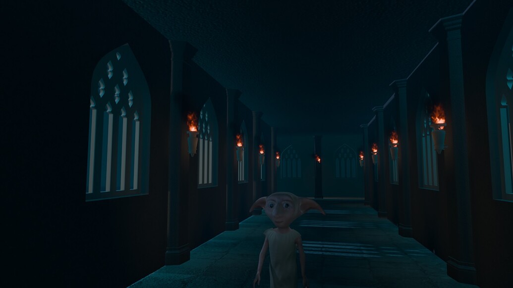 Dobby in Hogwarts artwork and animation - Animations - Blender Artists ...