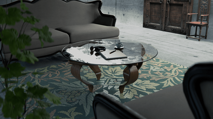 Ornate Coffee Table 1