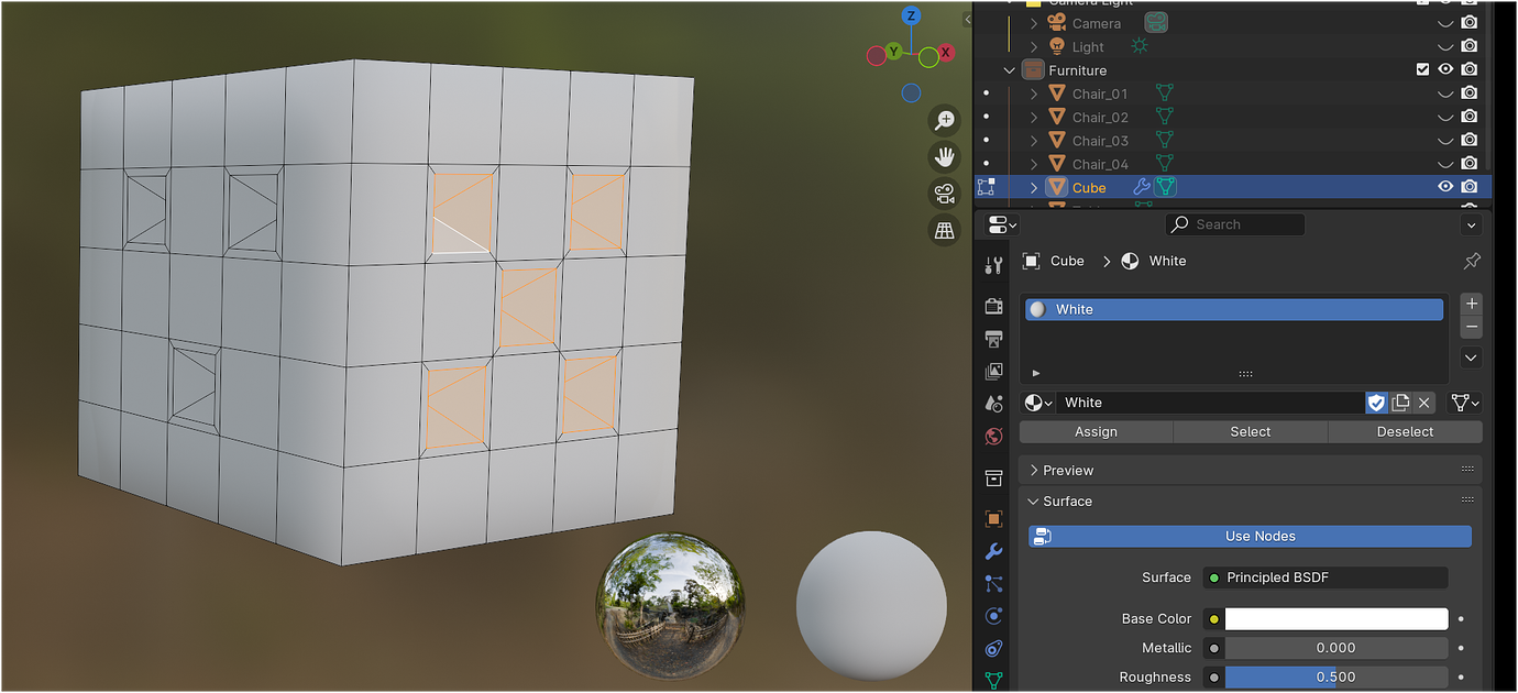 How To Color In Blender How do I apply color to just the selected faces? Blender 4.1 ...